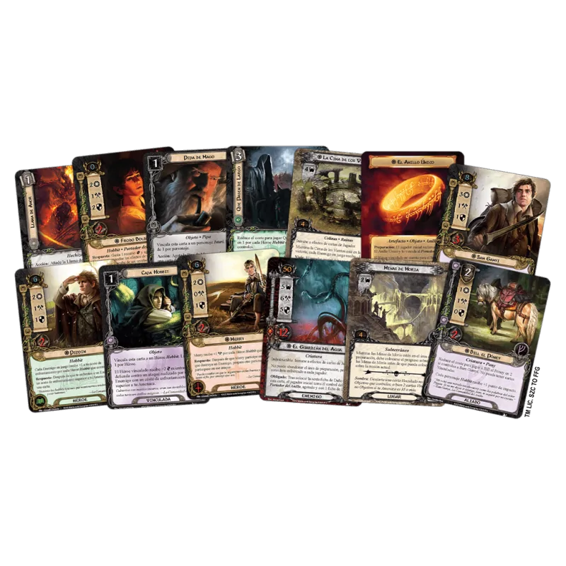El Señor de los Anillos LCG: La Comunidad del Anillo Expansión de Saga de Fantasy Flight Games en Juegos de Tablero | La Cueva R