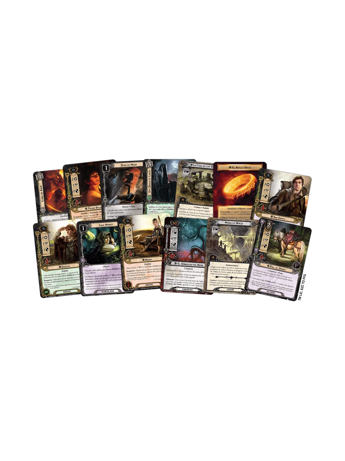 El Señor de los Anillos LCG: La Comunidad del Anillo Expansión de Saga de Fantasy Flight Games en Juegos de Tablero | La Cueva R