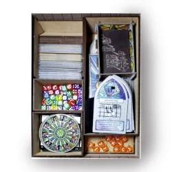 Inserto Compatible con Sagrada (Base+Exp. 5-6 Jugadores+Exp. Passion+Exp. Life+Exp. Glory) de WithOut Mess en Insertos | La Cuev