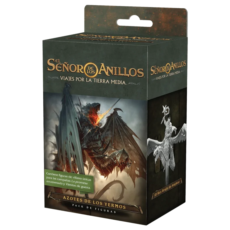 El Señor de los Anillos Viajes por la Tierra Media: Pack de Figuras Azotes de los Yermos de Fantasy Flight Games en Juegos de Ta