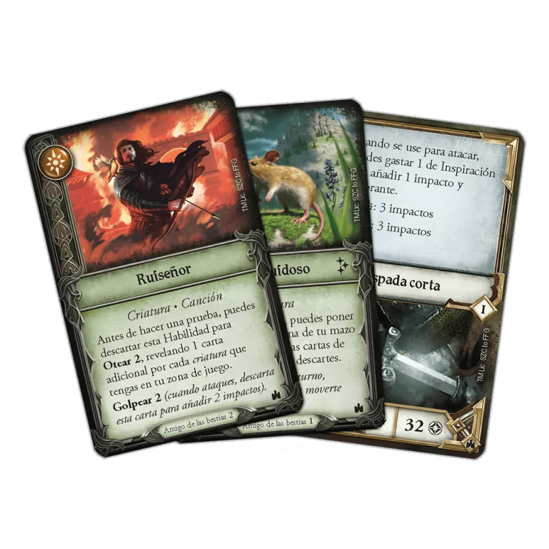 El Señor de los Anillos Viajes por la Tierra Media: Pack de Figuras Azotes de los Yermos de Fantasy Flight Games en Juegos de Ta