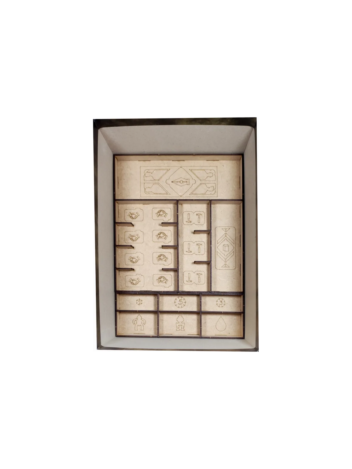 Inserto Compatible con Barrage (Base + Exp.El Proyecto Leeghwater + Exp.5to jugador) de WithOut Mess en Insertos | La Cueva Roja