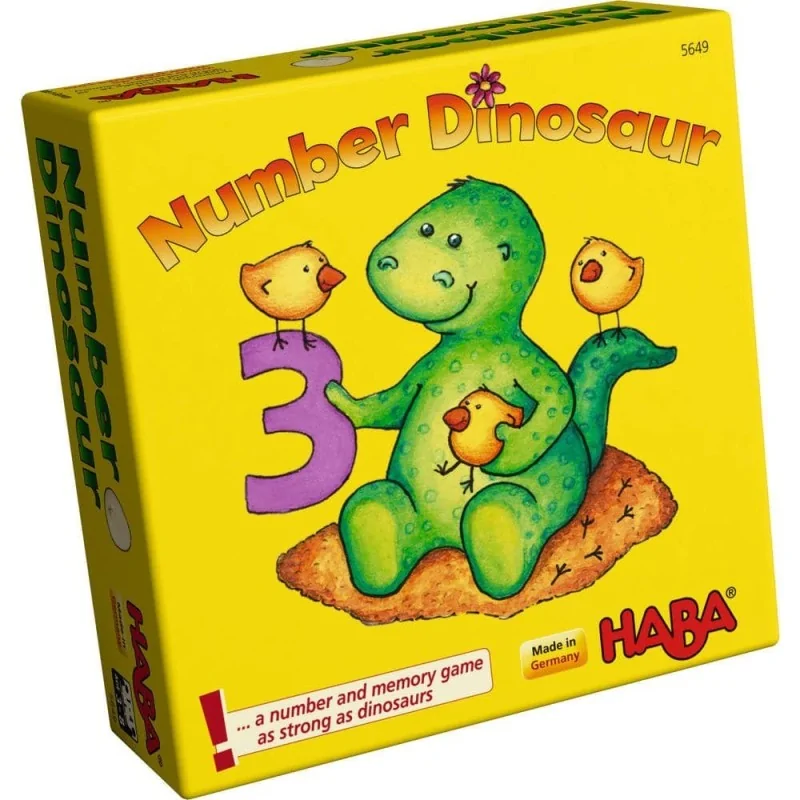 Mis Primeros Juegos: Dino de los Números de Haba en Juegos de Tablero | La Cueva Roja