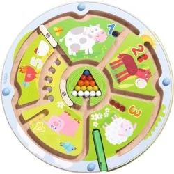 Juego Magnético: El Laberinto de los Números de Haba en Juegos de Tablero | La Cueva Roja