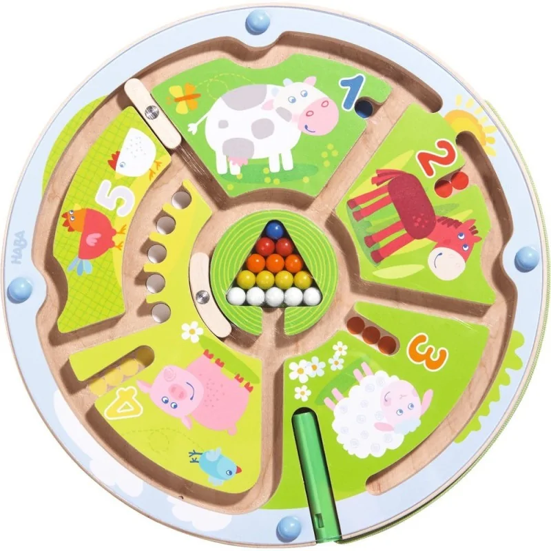 Juego Magnético: El Laberinto de los Números de Haba en Juegos de Tablero | La Cueva Roja