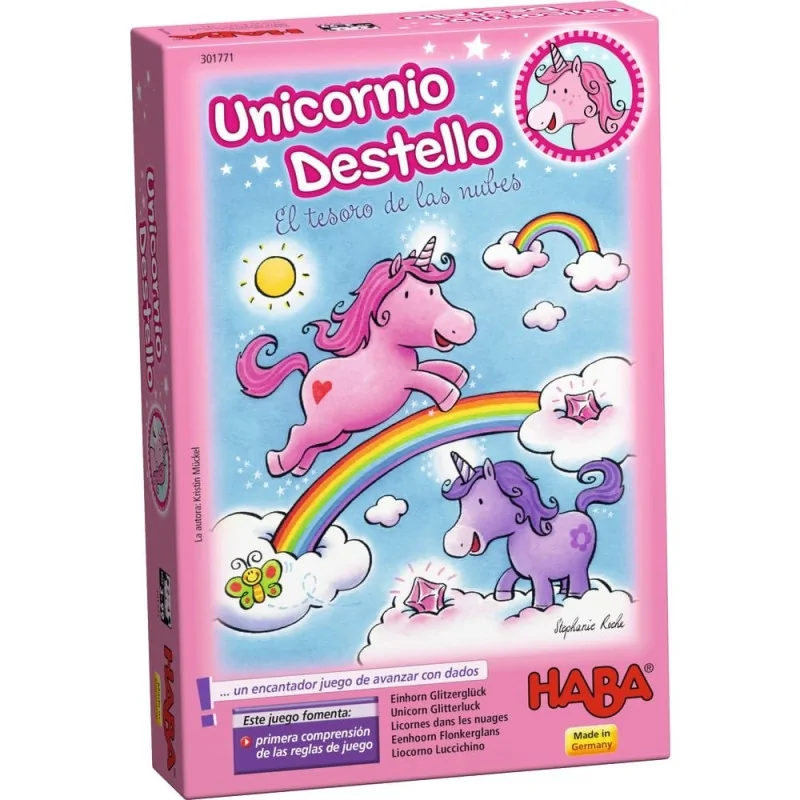 Unicornio Destello: El Tesoro de las Nubes de Haba en Juegos de Tablero | La Cueva Roja