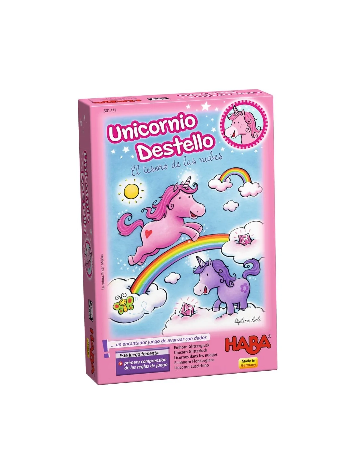 Unicornio Destello: El Tesoro de las Nubes de Haba en Juegos de Tablero | La Cueva Roja