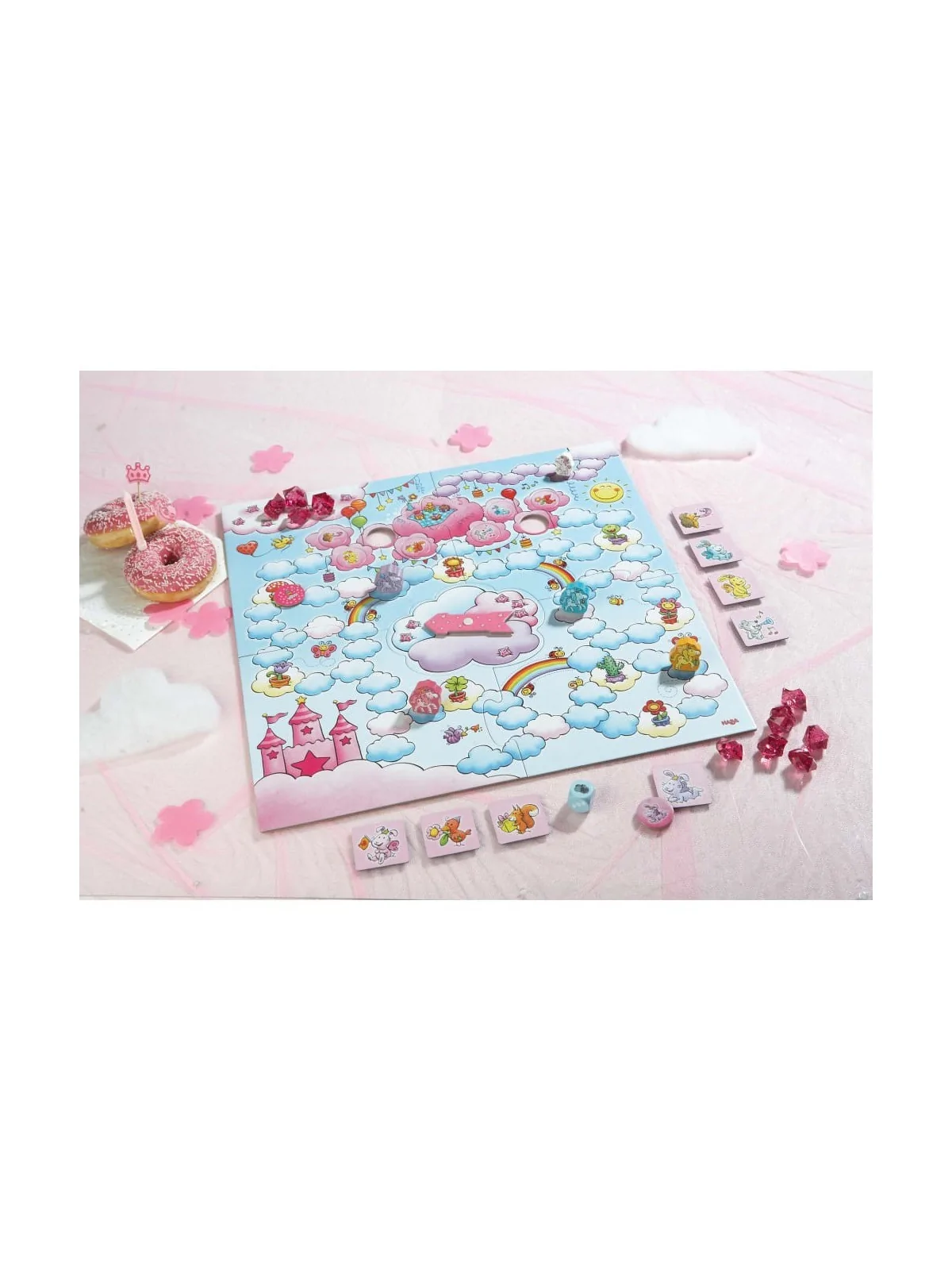 Unicornio Destello: Una Fiesta para Rosalie de Haba en Juegos de Tablero | La Cueva Roja