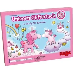 Unicornio Destello: Una Fiesta para Rosalie de Haba en Juegos de Tablero | La Cueva Roja