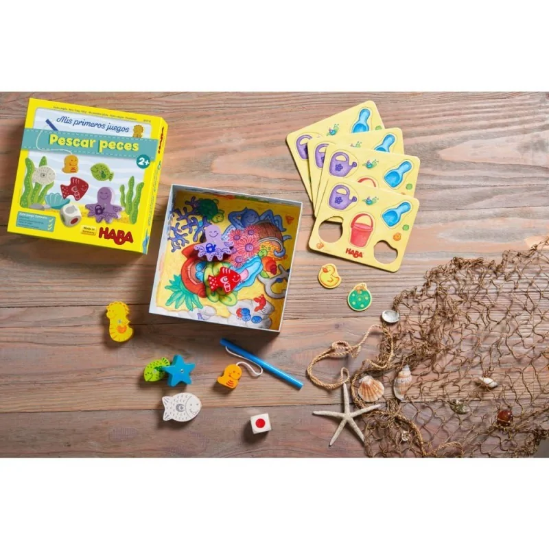 Mis Primeros Juegos: Pescar Peces de Haba en Juegos de Tablero | La Cueva Roja
