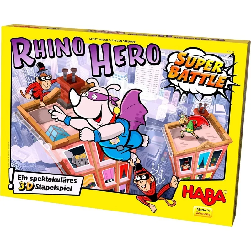 Rhino Hero: Super Battle de Haba en Juegos de Tablero | La Cueva Roja
