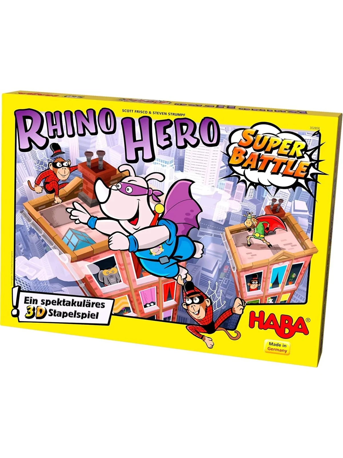 Rhino Hero: Super Battle de Haba en Juegos de Tablero | La Cueva Roja