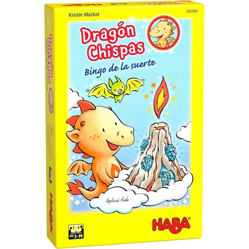 Dragón Chispas: Bingo de la Suerte de Haba en Juegos de Tablero | La Cueva Roja