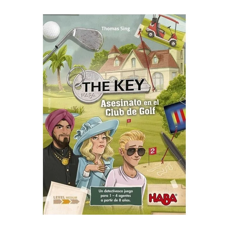 The Key: Asesinato en el Club de Golf de Haba en Juegos de Tablero | La Cueva Roja