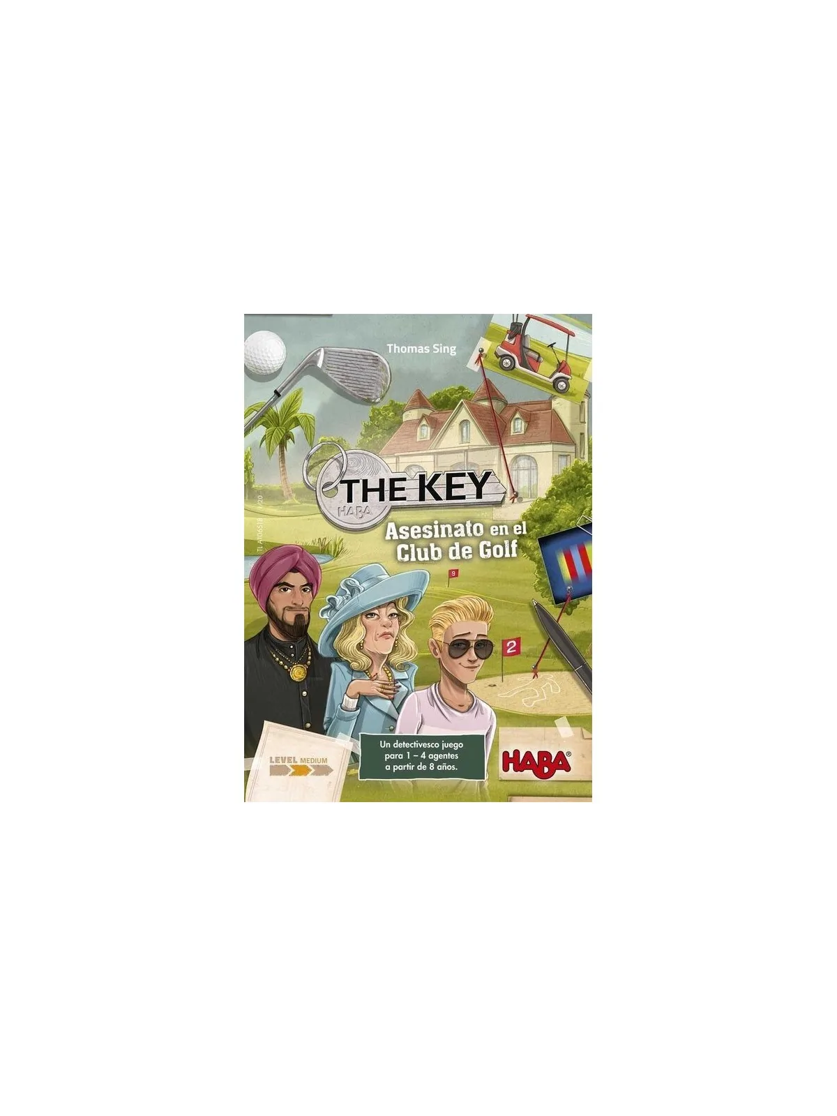 The Key: Asesinato en el Club de Golf de Haba en Juegos de Tablero | La Cueva Roja