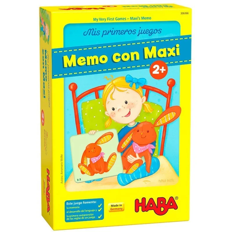 Mis Primeros Juegos: Memo con Maxi de Haba en Juegos de Tablero | La Cueva Roja