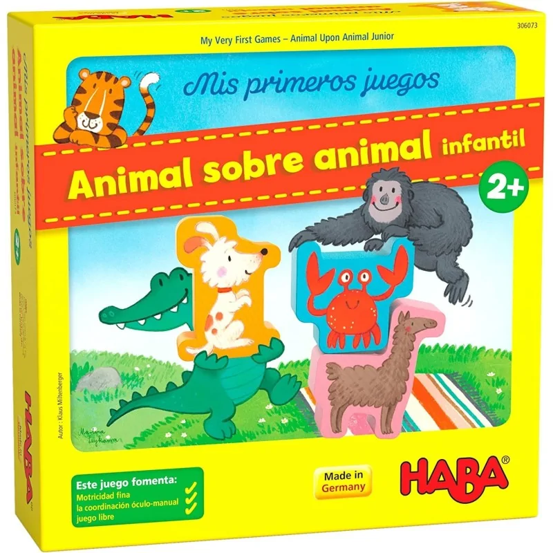 Mis Primeros Juegos: Animal sobre Animal de Haba en Juegos de Tablero | La Cueva Roja