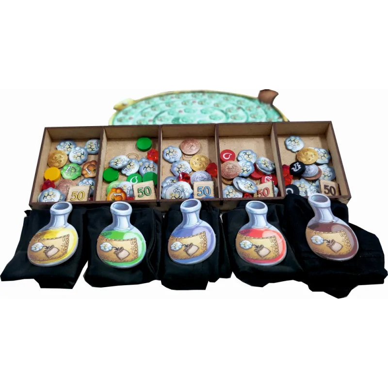 Inserto Compatible con Pócimas y Brebajes (Base + Exp. Las Brujas Herboristas + Exp. The Alchemists) de WithOut Mess en Insertos