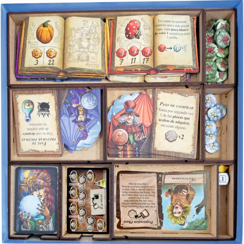Inserto Compatible con Pócimas y Brebajes (Base + Exp. Las Brujas Herboristas + Exp. The Alchemists) de WithOut Mess en Insertos