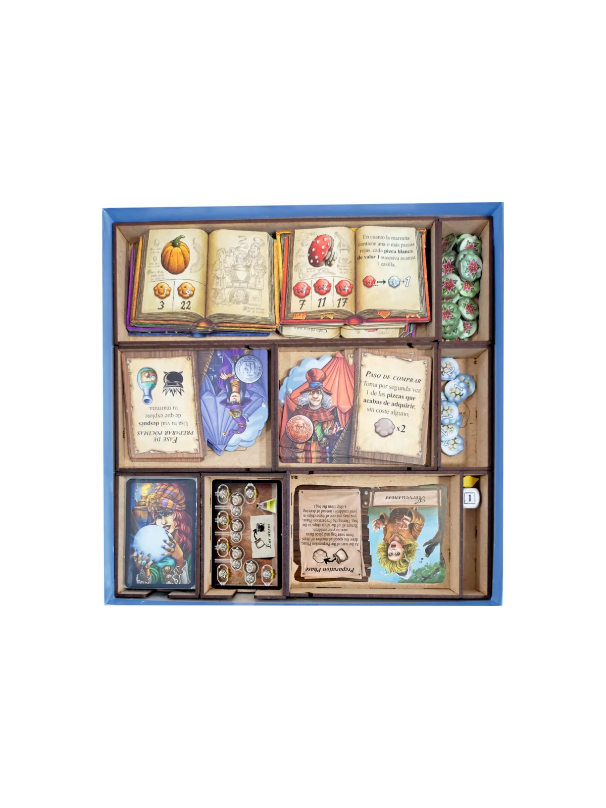 Inserto Compatible con Pócimas y Brebajes (Base + Exp. Las Brujas Herboristas + Exp. The Alchemists) de WithOut Mess en Insertos