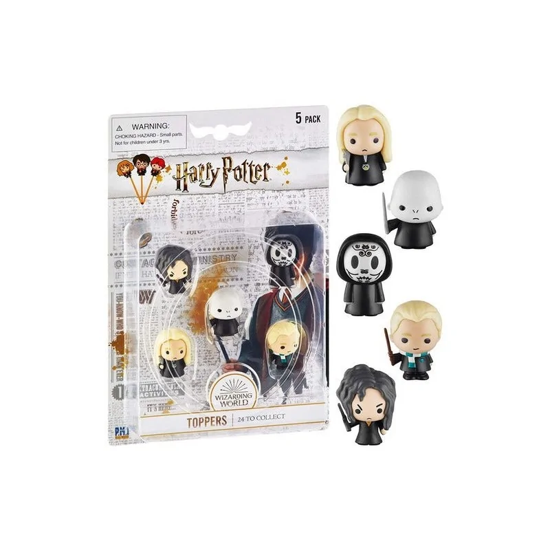 Harry Potter Topper Pack de 5 de Bizak Harry Potter en Figuras - Estatuas | La Cueva Roja