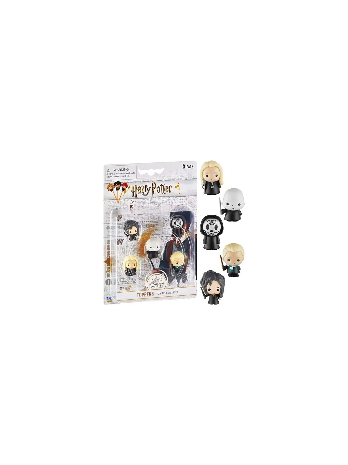 Harry Potter Topper Pack de 5 de Bizak Harry Potter en Figuras - Estatuas | La Cueva Roja