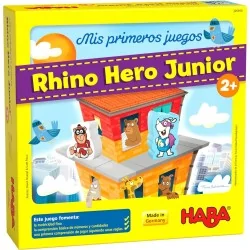 Mis Primeros Juegos: Rhino Hero Junior de Haba en Juegos de Tablero | La Cueva Roja