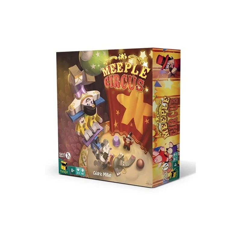 Meeple Circus de Gen X Games en Juegos de Tablero | La Cueva Roja