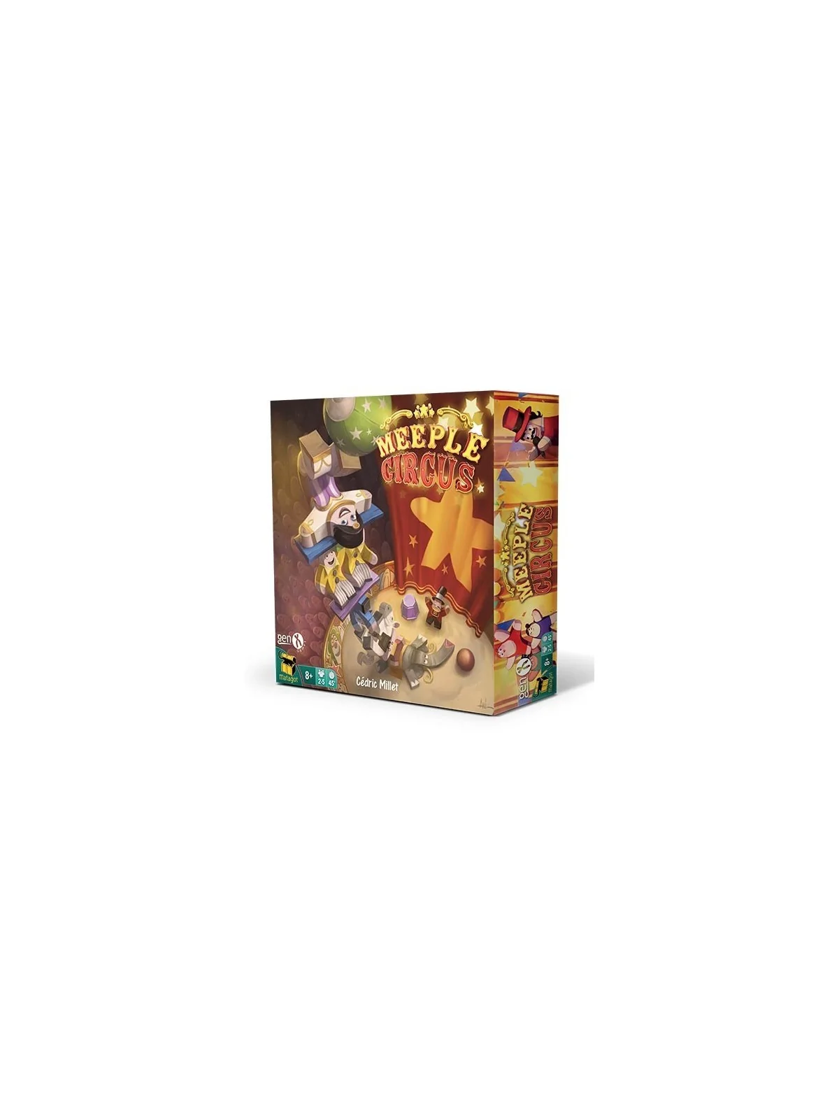 Meeple Circus de Gen X Games en Juegos de Tablero | La Cueva Roja