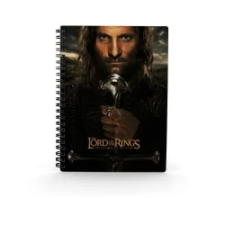 Libreta Efecto 3D Aragorn El Señor de los Anillos de SD GAMES en Papelería | La Cueva Roja