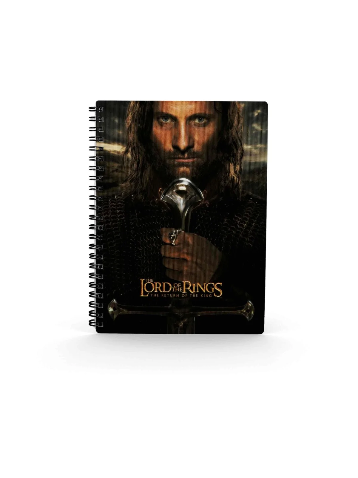 Libreta Efecto 3D Aragorn El Señor de los Anillos de SD GAMES en Papelería | La Cueva Roja