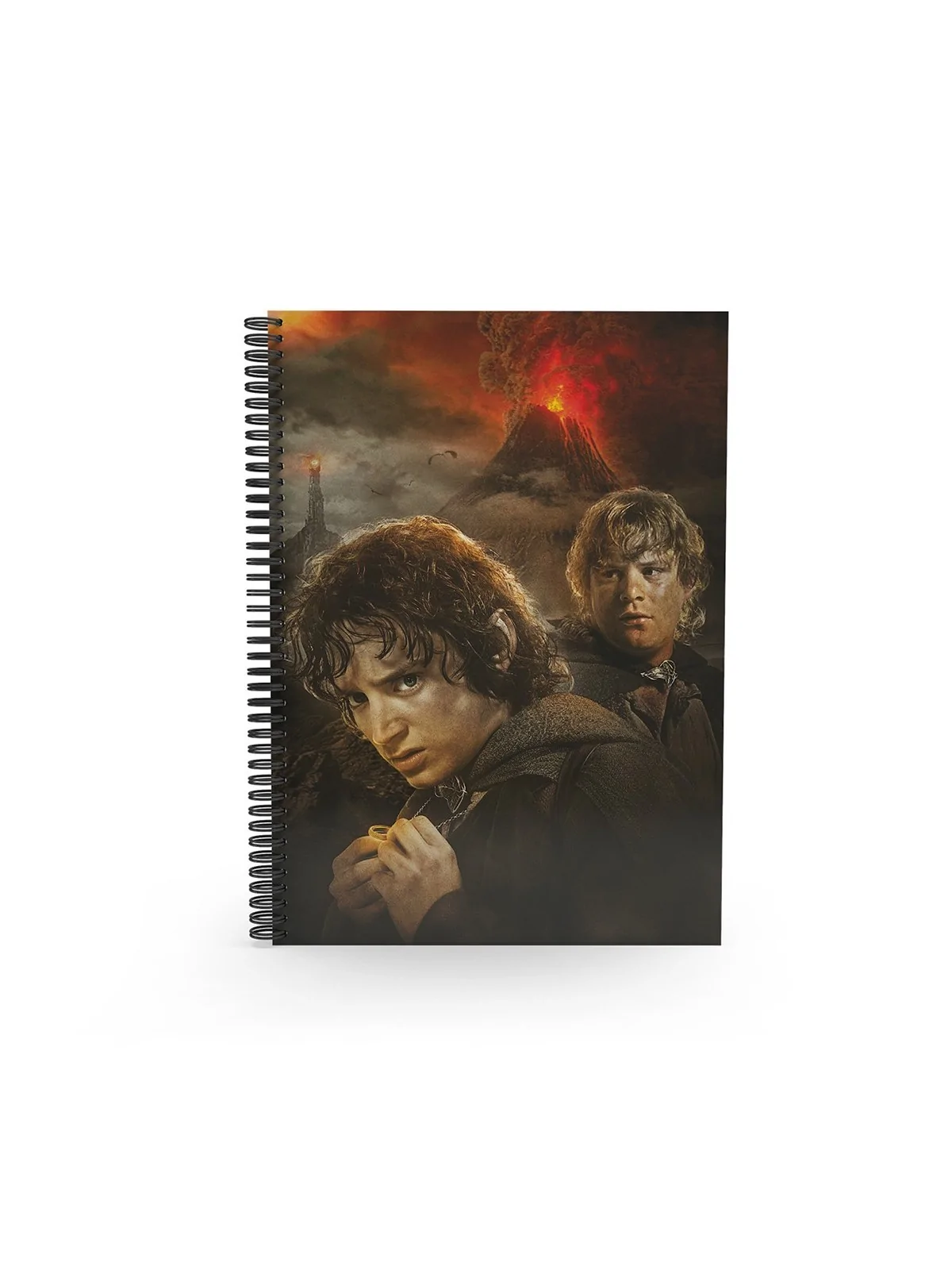 Libreta Efecto 3D Frodo y Sam El Señor de los Anillos de SD GAMES en Papelería | La Cueva Roja