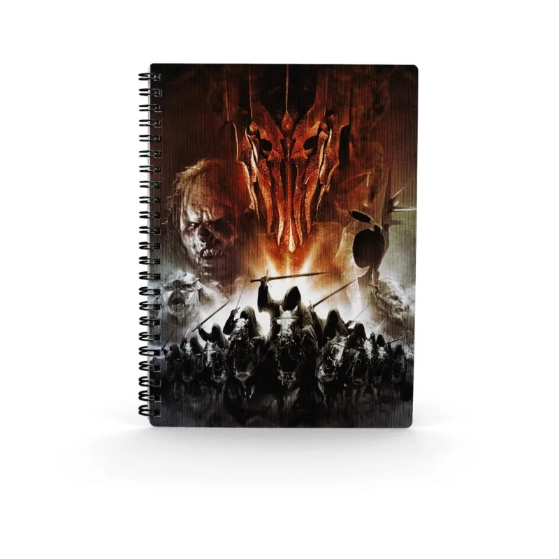 Libreta Efecto 3D Ejercito Mordor El Señor de los Anillos de SD GAMES en Papelería | La Cueva Roja