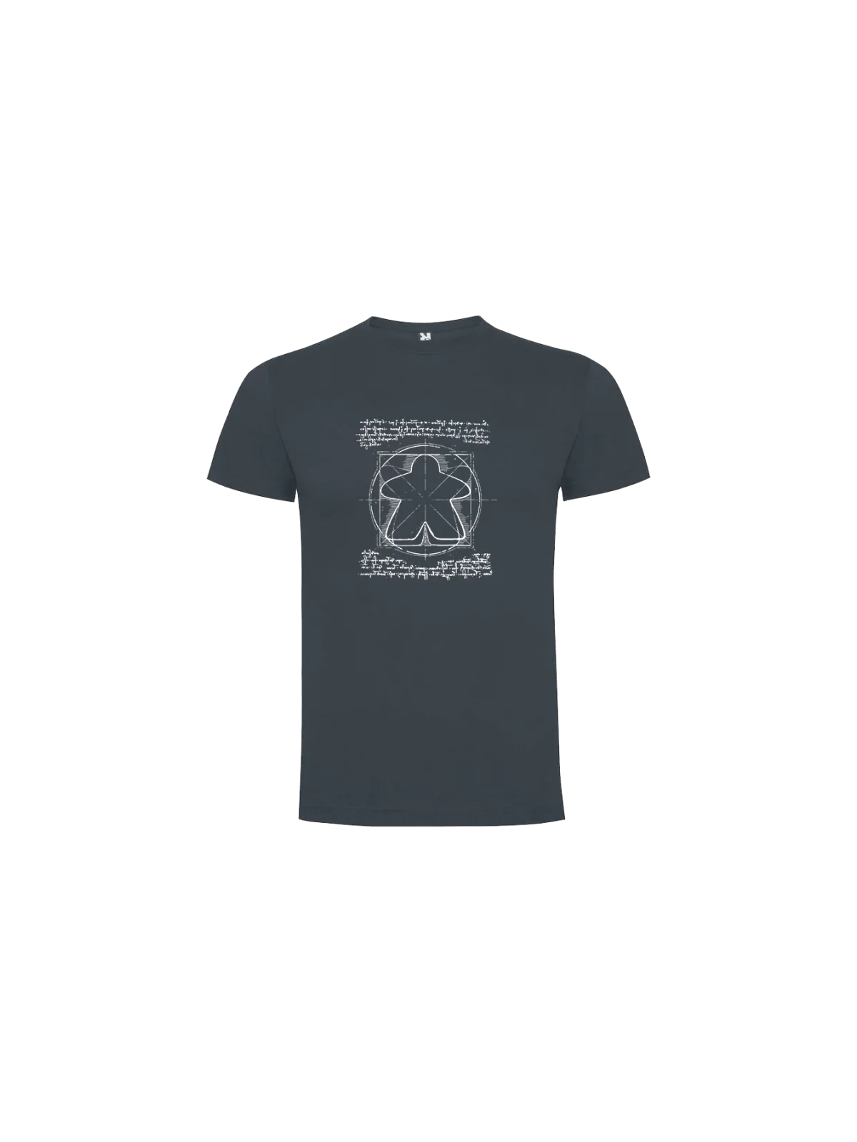 Camiseta Unisex Meeple Vinci de Maldito Games en Camisetas | La Cueva Roja
