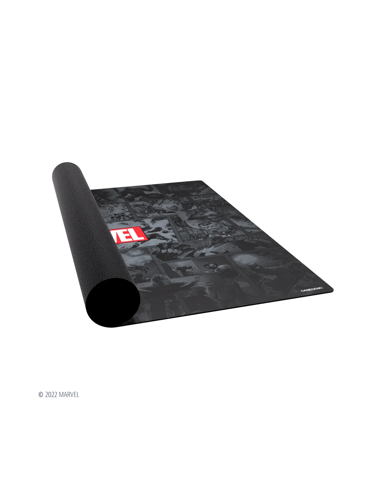 Marvel Champions Game Mat XL Marvel Black de Gamegenic en Tapetes | La Cueva Roja
