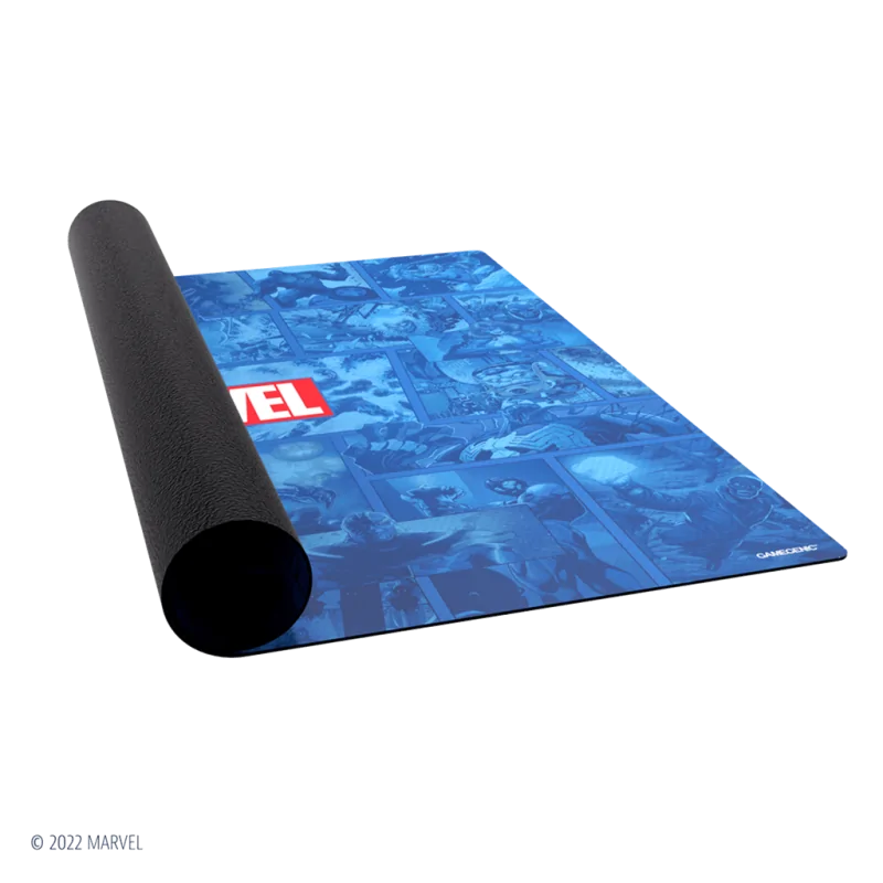 Marvel Champions Game Mat XL Marvel Blue de Gamegenic en Tapetes | La Cueva Roja