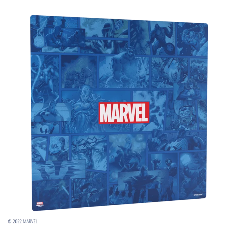 Marvel Champions Game Mat XL Marvel Blue de Gamegenic en Tapetes | La Cueva Roja