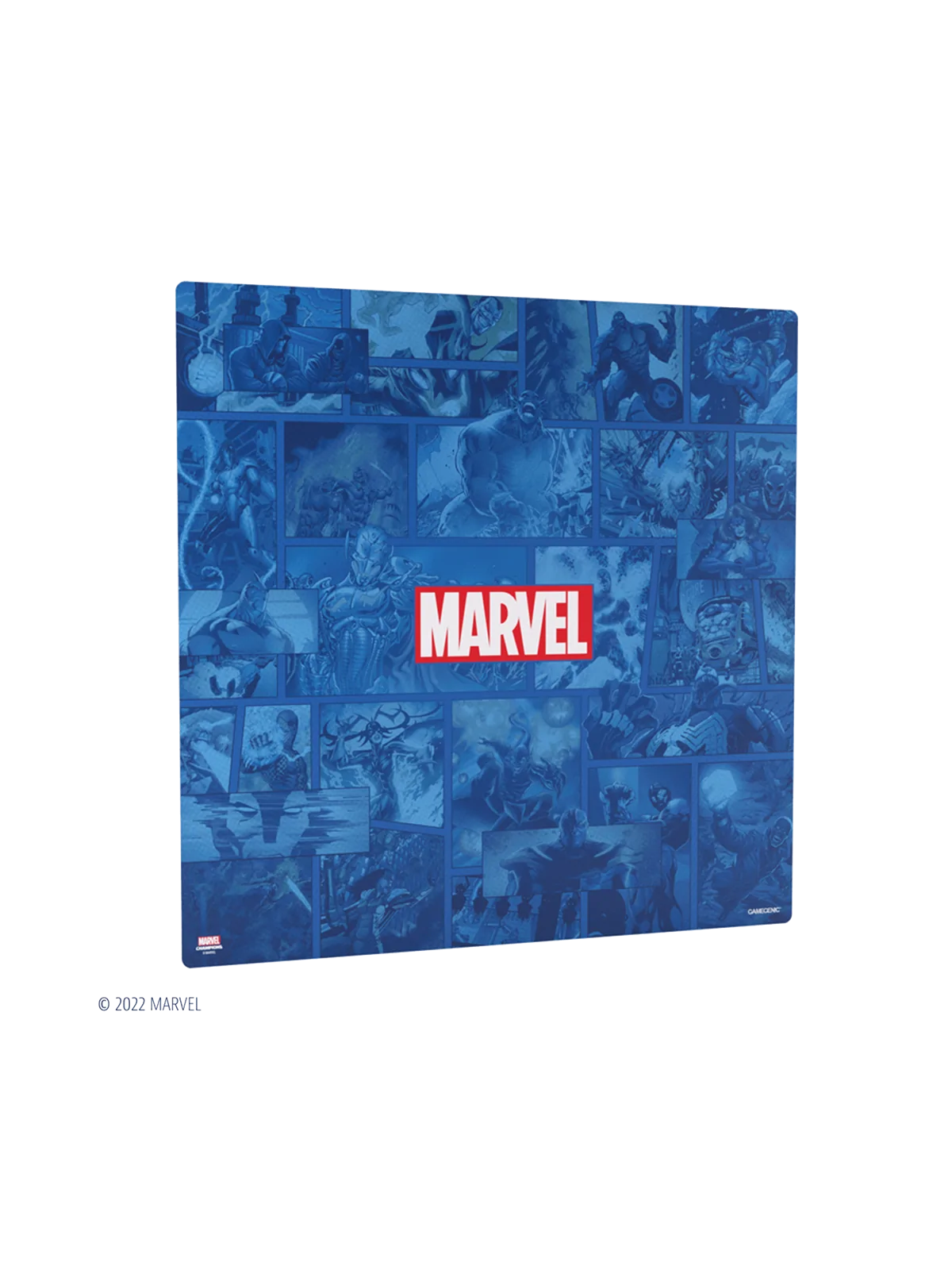 Marvel Champions Game Mat XL Marvel Blue de Gamegenic en Tapetes | La Cueva Roja