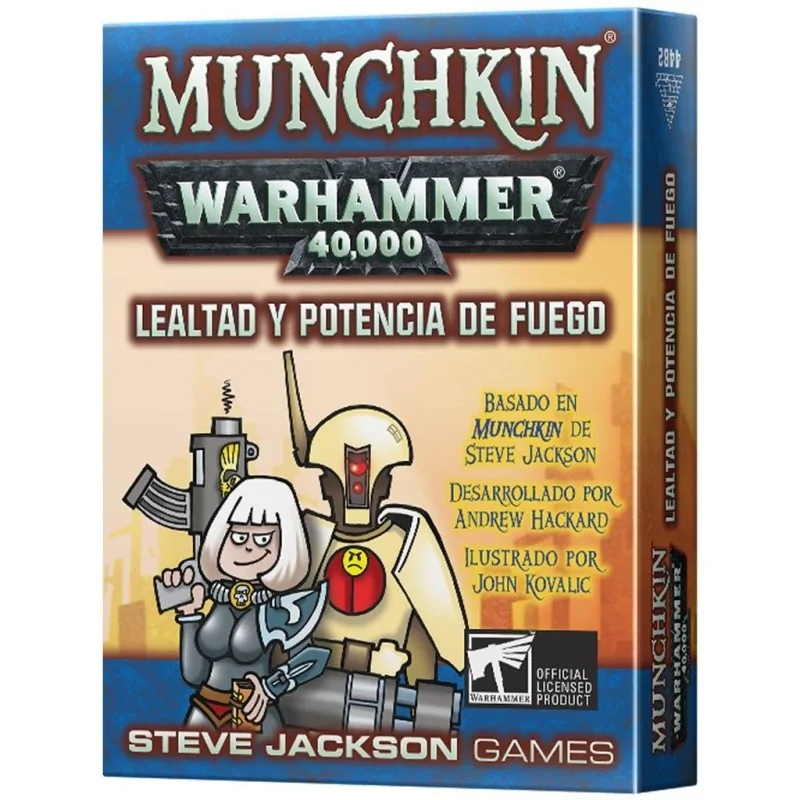 Munchkin Warkhammer 40.000: Lealtad y Potencia de Fuego de Edge en Juegos de Cartas | La Cueva Roja