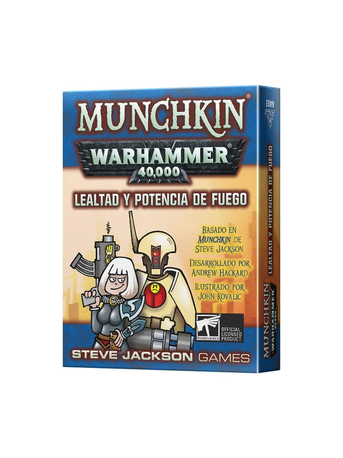 Munchkin Warkhammer 40.000: Lealtad y Potencia de Fuego de Edge en Juegos de Cartas | La Cueva Roja