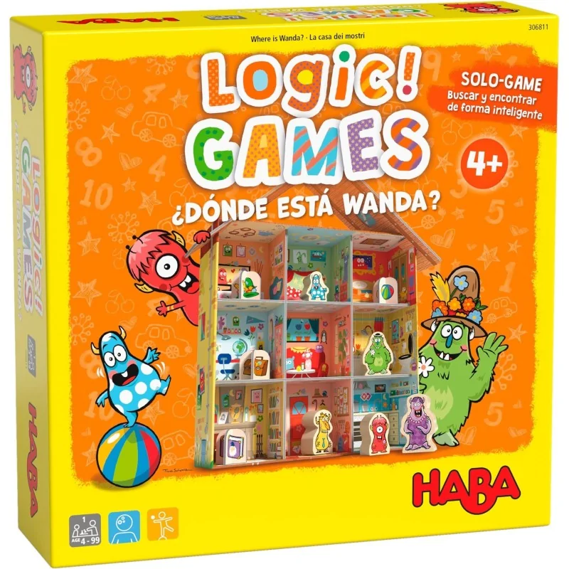 Logic Games: ¿Donde está Wanda? de Haba en Juegos de Tablero | La Cueva Roja