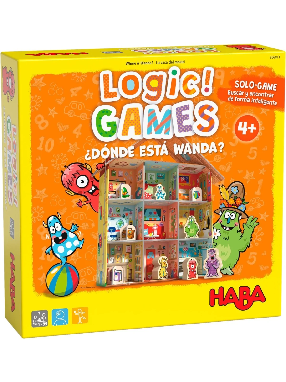 Logic Games: ¿Donde está Wanda? de Haba en Juegos de Tablero | La Cueva Roja