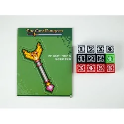 Dados Personalizados: Mazmorra en 1 Carta de Maldito Games en Dados | La Cueva Roja