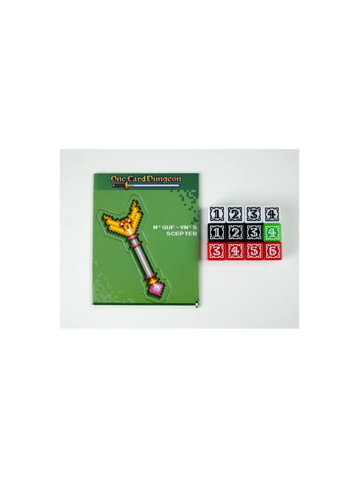 Dados Personalizados: Mazmorra en 1 Carta de Maldito Games en Dados | La Cueva Roja