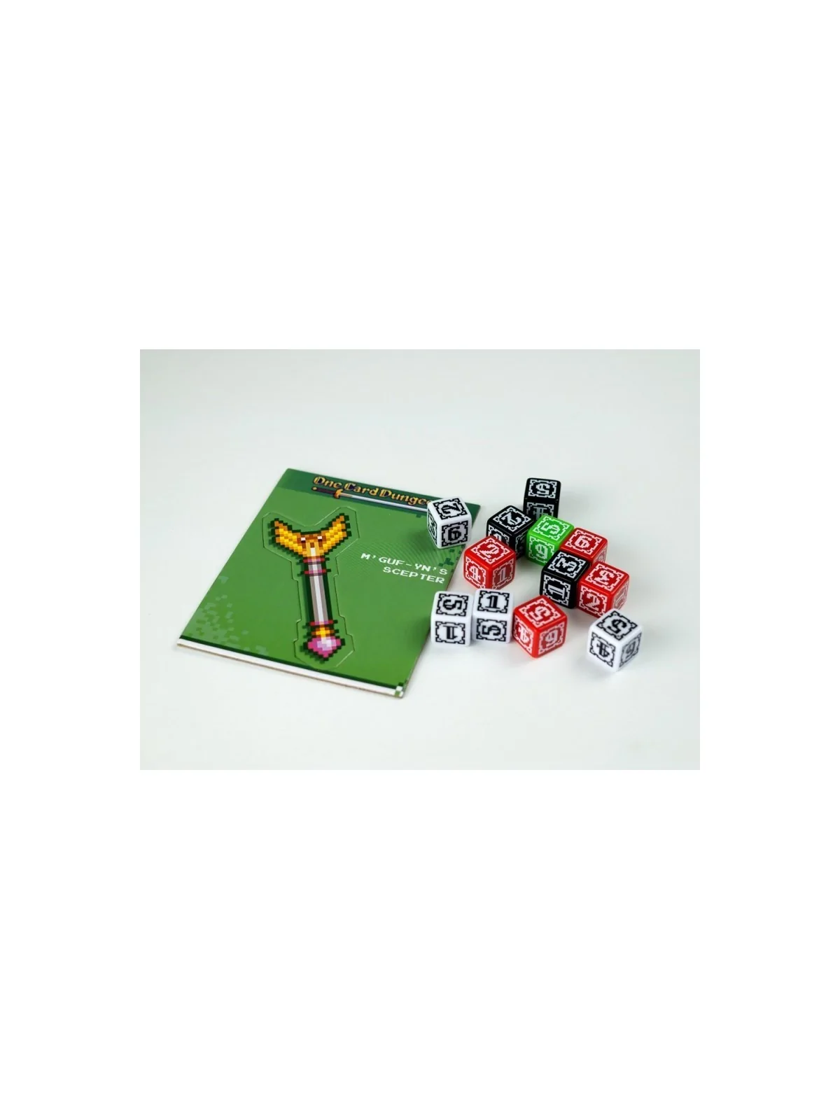 Dados Personalizados: Mazmorra en 1 Carta de Maldito Games en Dados | La Cueva Roja