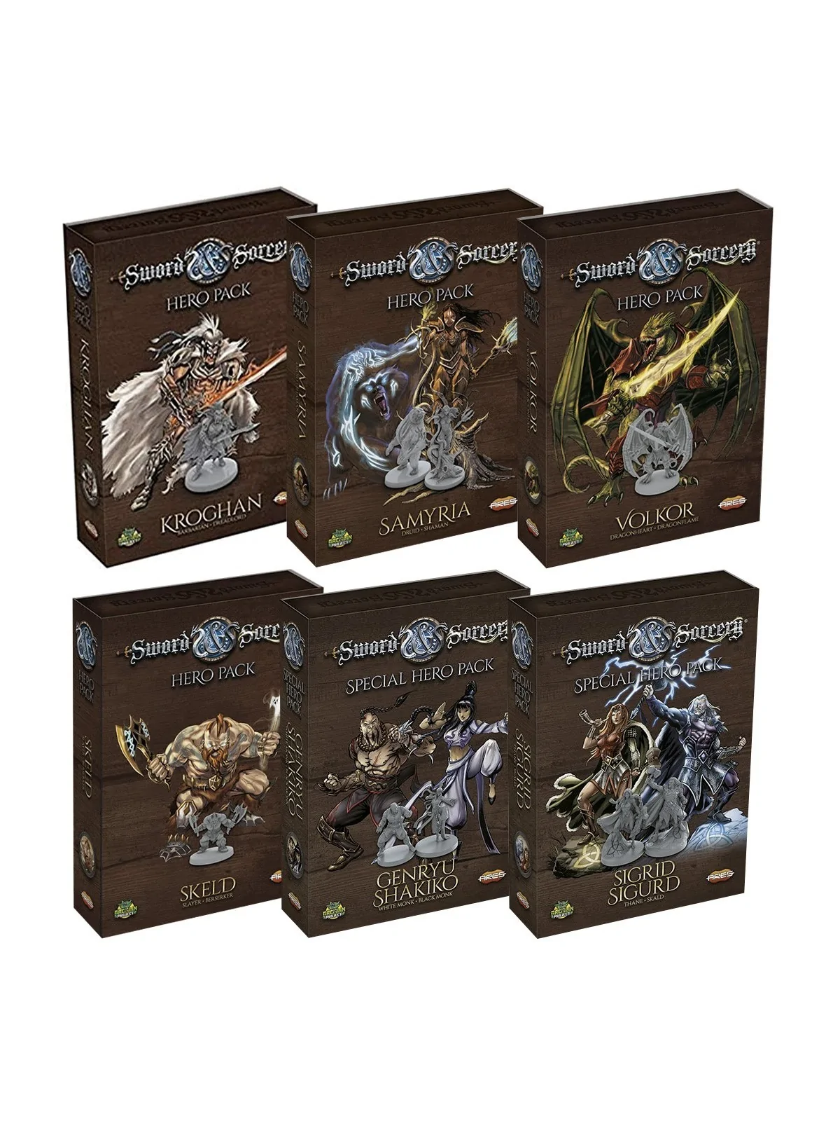 Sword & Sorcery: Hero Pack de Devir en Juegos de Tablero | La Cueva Roja