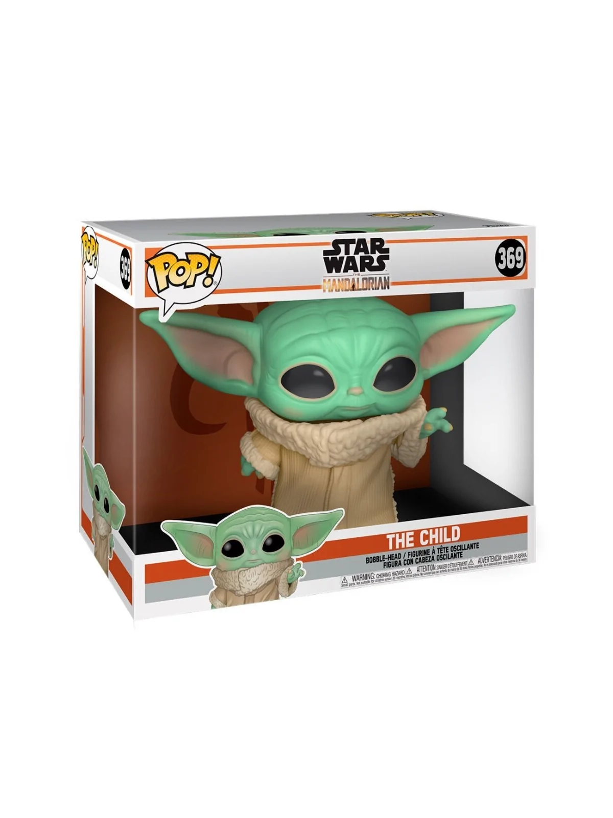 Figura POP Star Wars Mandalorian Yoda The Child 25cm (369) de Funko en Funko Pop | La Cueva Roja