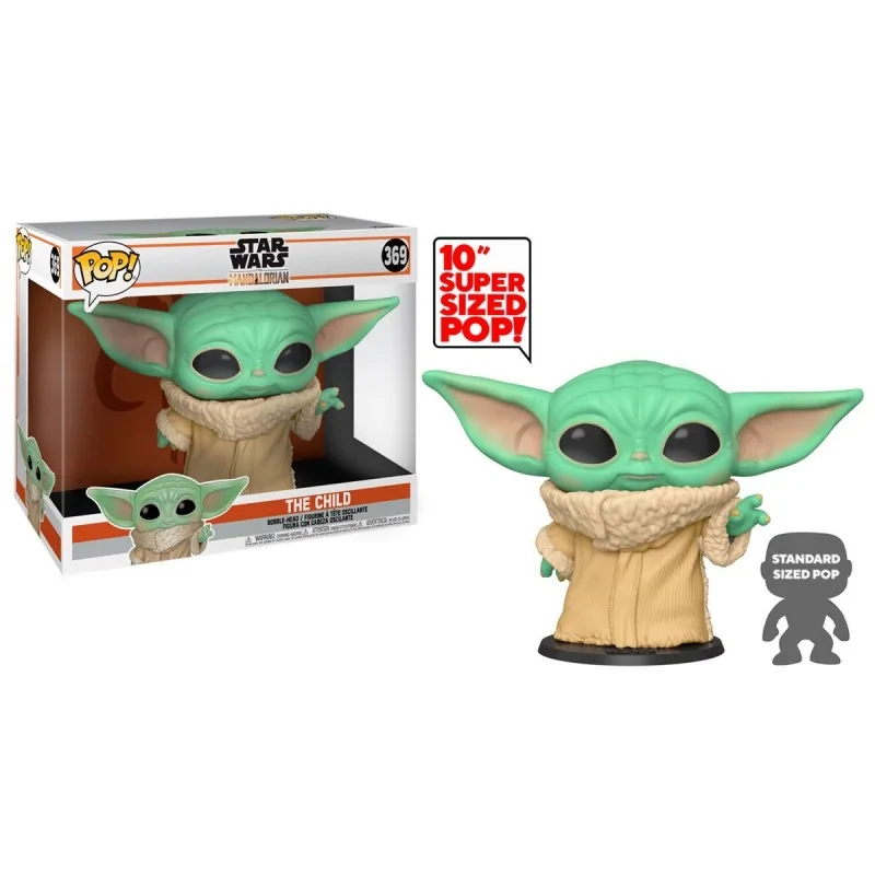 Figura POP Star Wars Mandalorian Yoda The Child 25cm (369) de Funko en Funko Pop | La Cueva Roja
