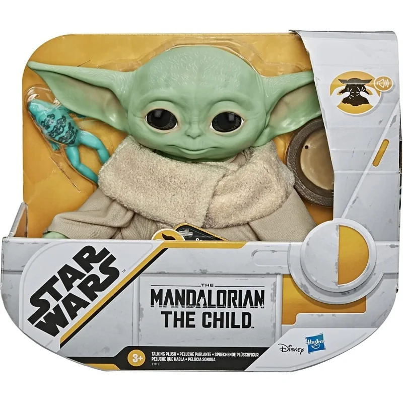 The Child Baby Yoda Peluche con Sonido 19 cm Star de Hasbro en Cine - Videojuegos | La Cueva Roja