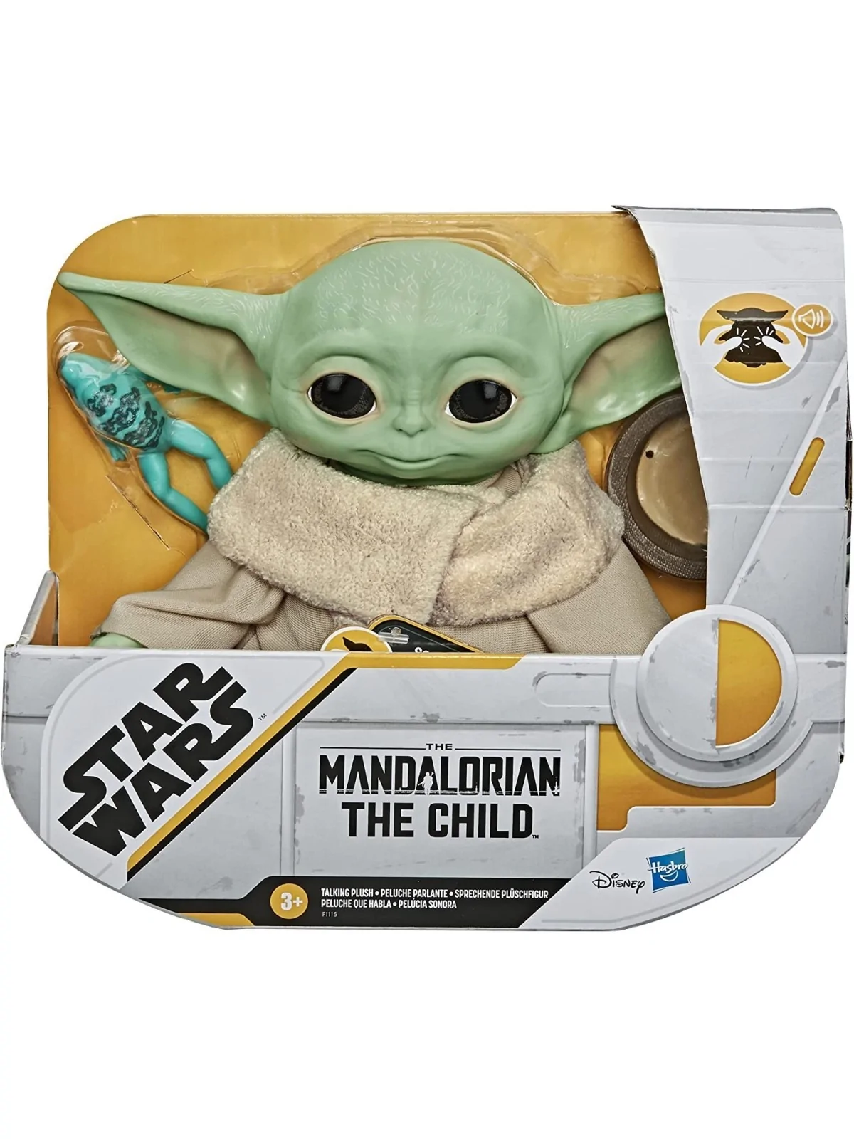 The Child Baby Yoda Peluche con Sonido 19 cm Star de Hasbro en Cine - Videojuegos | La Cueva Roja